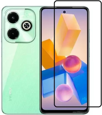 GDBUY Edge To Edge Tempered Glass for Infinix HOT 40i(Pack of 1)