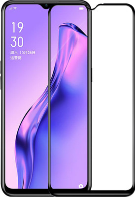 GLOBAL NOMAD Edge To Edge Tempered Glass for Oppo A8(Pack of 1)