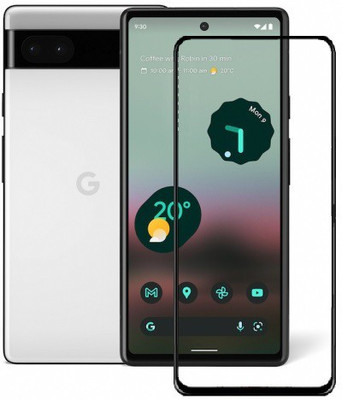 Caseline Edge To Edge Tempered Glass for Google Pixel 6a, google Pixel 6a, Google Pixel 6a(Pack of 1)