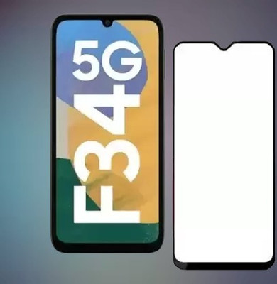 vmt stock Edge To Edge Tempered Glass for Samsung Galaxy F34 5G(Pack of 1)