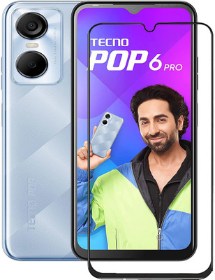 NSTAR Edge To Edge Tempered Glass for Tecno Pop 6 Pro(Pack of 1)