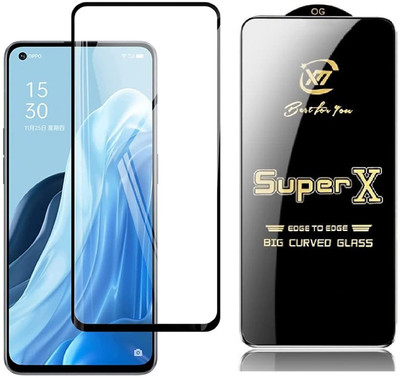 CEHNO Edge To Edge Tempered Glass for OPPO RENO 7 PRO 5G(Pack of 2)