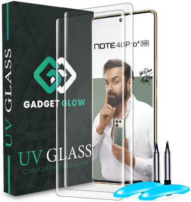Gadget Glow Edge To Edge Tempered Glass for Infinix Note 40 Pro Plus 5G, Infinix Note 40 Pro Plus, Infinix Note 40 Pro 5G, Infinix Note 40 Pro, Note 40 Pro Plus 5G(Pack of 2)