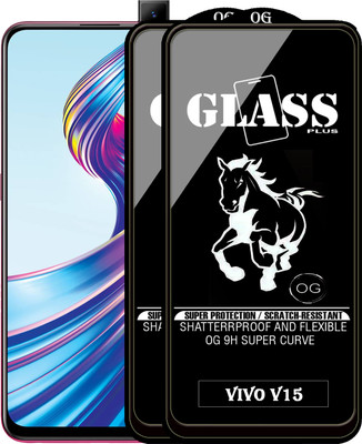 Rofix star Edge To Edge Tempered Glass for VIVO V15(Pack of 2)