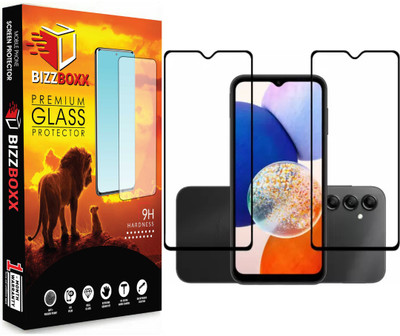 BizzBoxx Edge To Edge Tempered Glass for SAMSUNG Galaxy A14 5G, SAMSUNG A14 5G, Galaxy A14 5G, SAMSUNG A14, A14 5G(Pack of 1)