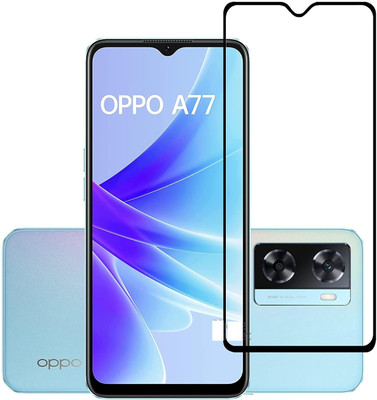 NIMMIKA ENTERPRISES Edge To Edge Tempered Glass for Oppo A77 4G(Premium Tempered Glass | Edge-to-Edge Coverage | Full Coverage | Ultra-Thin Design | Oleophobic Coating | Case-Friendly Design | Crystal Clear Display | Residue-Free Removal)(Pack of 1)