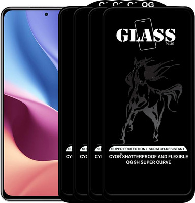 CYOR Edge To Edge Tempered Glass for REDMI K40(Pack of 4)