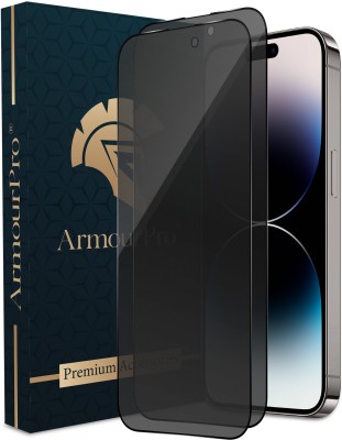 ArmourPro Edge To Edge Tempered Glass for iPhone 14 Pro Max, Apple iPhone 14 Pro Max, iPhone 15 Plus, Apple iPhone 15 Plus(Pack of 2)