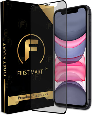 FIRST MART Edge To Edge Tempered Glass for iPhone 11, Apple iPhone 11, Apple iPhone XR, Matte Anti-Scratch Tempered Glass(Pack of 1)
