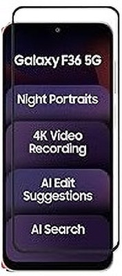 AB PRIME Edge To Edge Tempered Glass for Samsung Galaxy F36 5G, Samsung F36 5G(Pack of 1)