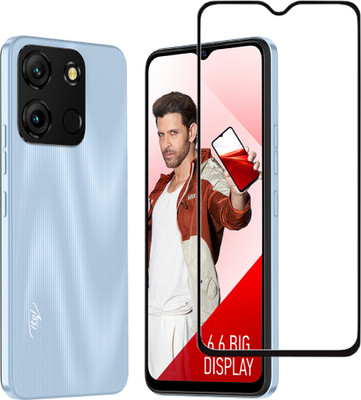 PARANDIV Edge To Edge Tempered Glass for itel A60(Pack of 1)