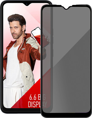 HUPSHY Edge To Edge Tempered Glass for itel A60(Pack of 1)
