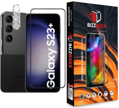 BizzBoxx Edge To Edge Tempered Glass for Samsung Galaxy S23 Plus 5G Screen and Camera Tempered(Pack of 2)
