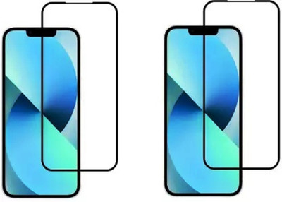 HIE POWER Edge To Edge Tempered Glass for Apple iPhone 13 -(Screen Protector Full HD Quality Tempered Glass Anti-Scratch Edge to Edge Coverage with Easy Installation Kit-Pack of 2)(Pack of 2)