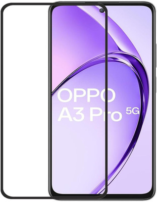 ISAAK Edge To Edge Tempered Glass for OPPO A3 Pro 5G(Pack of 1)