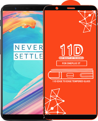 Qyist Edge To Edge Tempered Glass for OnePlus 5T(Pack of 1)