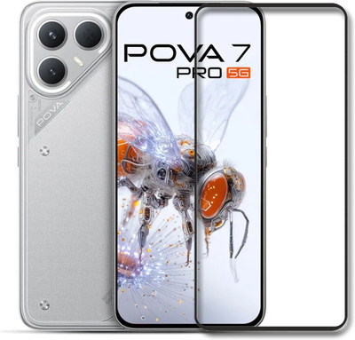 INFINITYWORLD Edge To Edge Tempered Glass for Tecno Pova 7 Pro 5G(Pack of 1)
