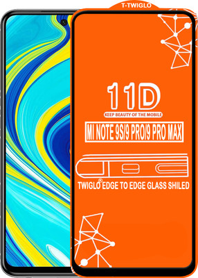 TWIGLO Edge To Edge Tempered Glass for REDMI NOTE 9S(Pack of 1)