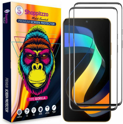 Shoppitzzo Edge To Edge Tempered Glass for Infinix Zero 20**DuraGlass**Millitary Grade-Anti Explosion-Tempered Glass/Full Screen Coverage-Edge to Edge/9H Hardness/With Easy Installation Kit(Pack of 2)