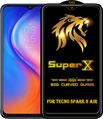 PFOAM Edge To Edge Tempered Glass for TECNO SPARK 6 AIR(Pack of 1)