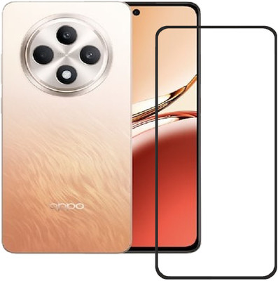 Hyper Edge To Edge Tempered Glass for Oppo Reno12 F(Pack of 1)
