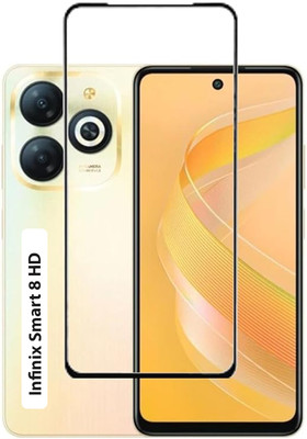 iCopertina Edge To Edge Tempered Glass for Infinix Smart 8 HD(Pack of 1)