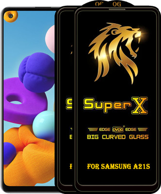 PFOAM Edge To Edge Tempered Glass for SAMSUNG GALAXY A21S(Pack of 2)