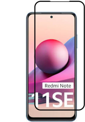 O2MG Edge To Edge Tempered Glass for Redmi note 11 SE(Pack of 1)