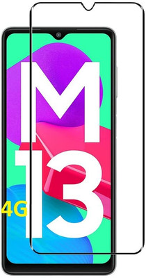 NaturalBuy Edge To Edge Tempered Glass for Samsung Galaxy M13 4G,Samsung Galaxy M13 4G(11D-9H GLASS)(Pack of 1)