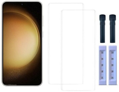 crixus Edge To Edge Tempered Glass for Samsung Galaxy S23 Plus(Pack of 2)