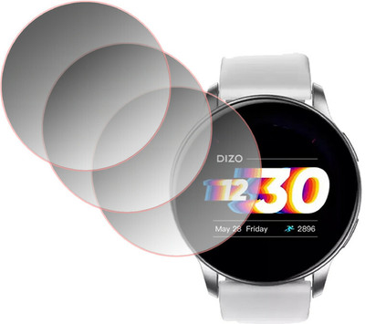 YCHROZE Edge To Edge Tempered Glass for DIZO WATCH R(Pack of 3)