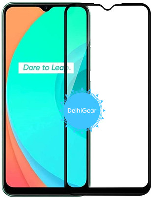 Resolute Edge To Edge Tempered Glass for Realme C15, 11D Glass(Pack of 1)