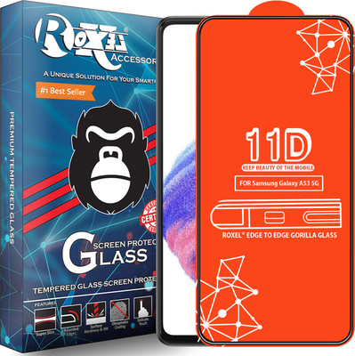 Roxel Edge To Edge Tempered Glass for Samsung Galaxy A53 5G(Pack of 1)