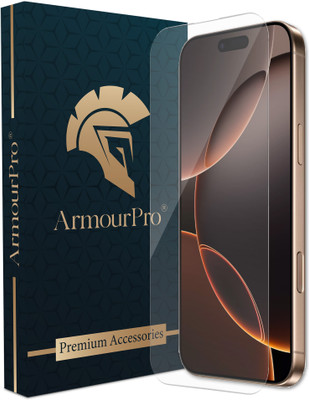 ArmourPro Edge To Edge Tempered Glass for IPhone 16 Pro Max, Apple IPhone 16 Pro Max(Pack of 1)
