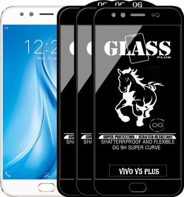 PFOAM Edge To Edge Tempered Glass for VIVO V5 PLUS(Pack of 3)