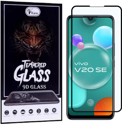 iKare Edge To Edge Tempered Glass for Vivo V20 SE(Pack of 1)