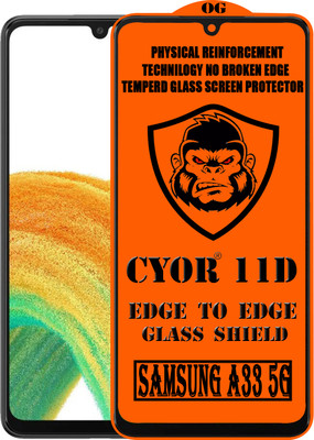 CYOR Edge To Edge Tempered Glass for SAMSUNG A33 5G(Pack of 1)