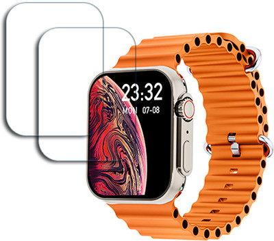 ARBAN Edge To Edge Tempered Glass for Gizmore Vogue 1.95 inch SMARTWATCH SCREEN GUARD(Pack of 2)