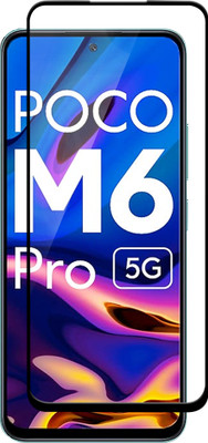 Flipkart SmartBuy Edge To Edge Tempered Glass for POCO M6 Pro 5G, Poco M6 Pro 5G(Pack of 1)