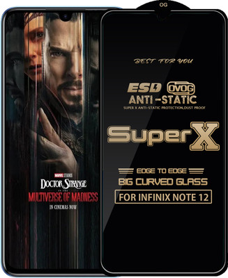 Qyist Edge To Edge Tempered Glass for INFINIX NOTE 12(Pack of 1)