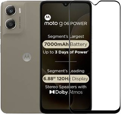 Flipkart SmartBuy Edge To Edge Tempered Glass for Motorola Moto g06 POWER 5G, Motorola G06 Power 5G(Pack of 1)