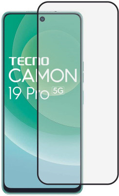 VDAT Edge To Edge Tempered Glass for Tecno Camon 19 Pro 5G, Tecno Camon 19 Pro, Camon 19 Pro 5G(Pack of 1)