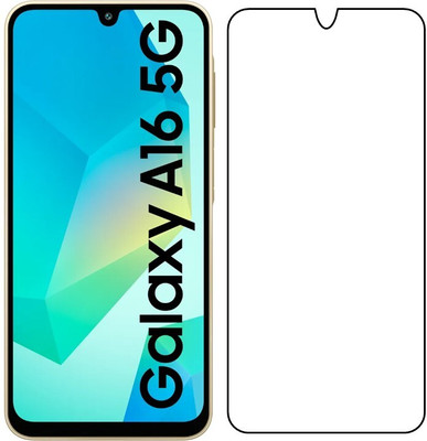 ARMORX Edge To Edge Tempered Glass for SAMSUNG GALAXY A16 Smart Mobile Plastic And Fiber Impossible Flexible Tempered Glass SAMSUNG GALAXY A16(Pack of 1)