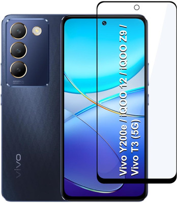 KWINE CASE Edge To Edge Tempered Glass for vivo T3 5G(Pack of 1)