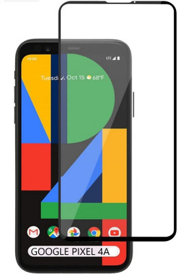 Eason Case Edge To Edge Tempered Glass for Google Pixel 4a, GOOGLE Pixel 4a(Pack of 1)