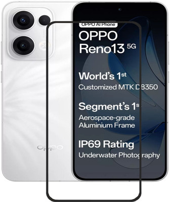 BRENZZ Edge To Edge Tempered Glass for OPPO Reno13 5G(Pack of 1)