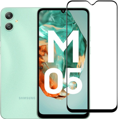 BRENZZ Edge To Edge Tempered Glass for Samsung Galaxy M05(Pack of 1)