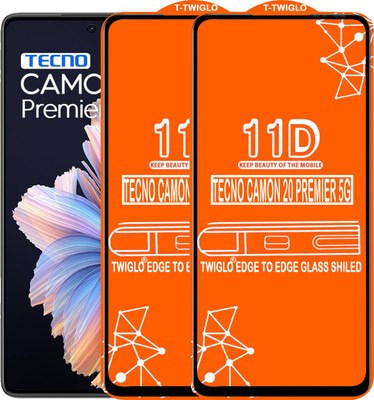 Flipkart SmartBuy Edge To Edge Tempered Glass for TECNO CAMON 20 PREMIER 5G(Pack of 2)