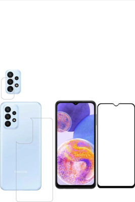MUTAALI Edge To Edge Tempered Glass for Samsung Galaxy A23(Pack of 1)