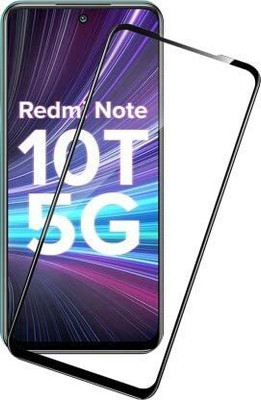 EITANSHA CREATION Edge To Edge Tempered Glass for Redmi Note 10T, Redmi Note 10t(Pack of 1)